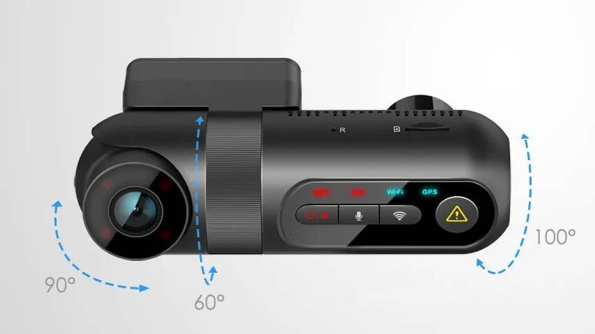 Built-In Rotatable IR Camera illustration