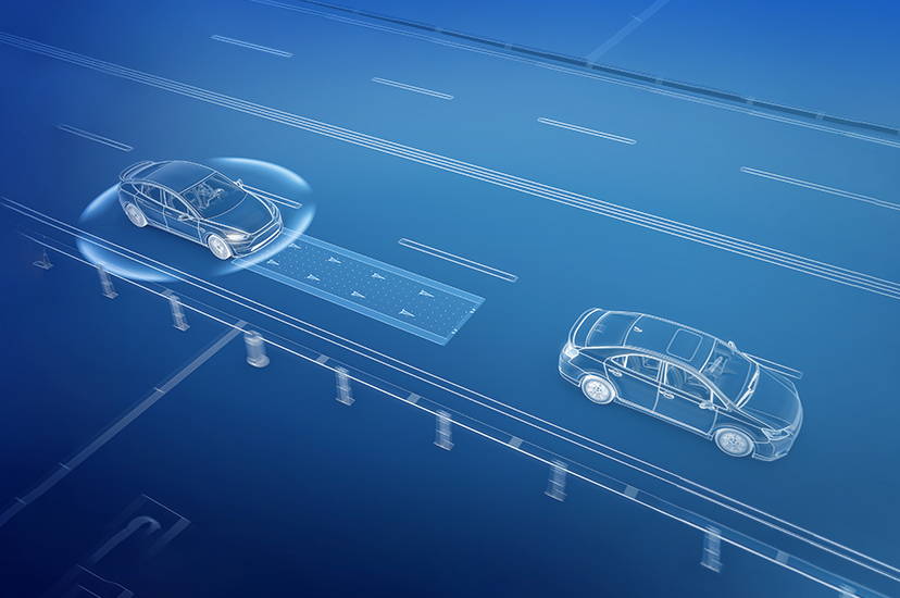 1. Front Vehicle Departure Warning illustration
