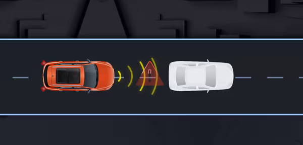 3. Front Collision Warning System (FCWS) illustration
