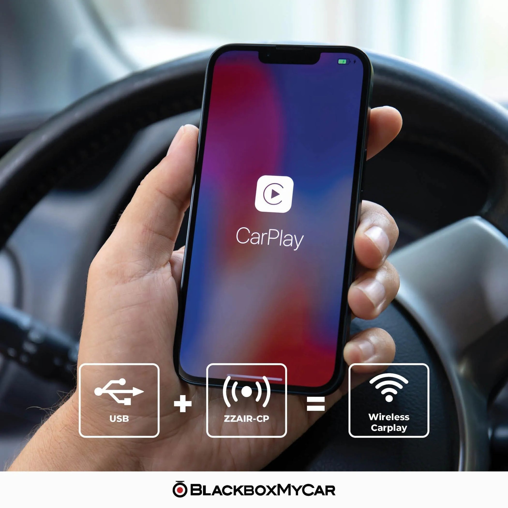 ZZ2 ZZAIRCP Wireless CarPlay USB Dongle — BlackboxMyCar