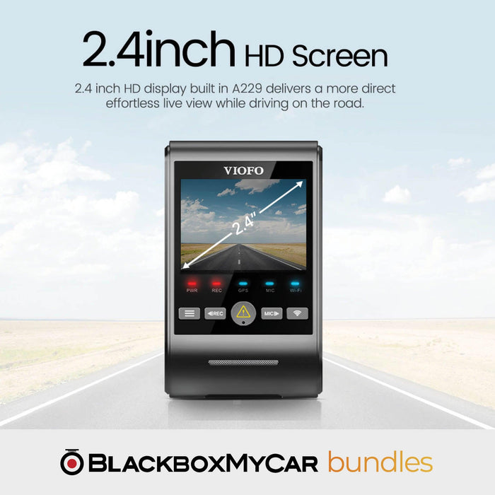 VIOFO A129 Plus Duo 2K QHD 2-Channel Dash Cam with GPS — BlackboxMyCar