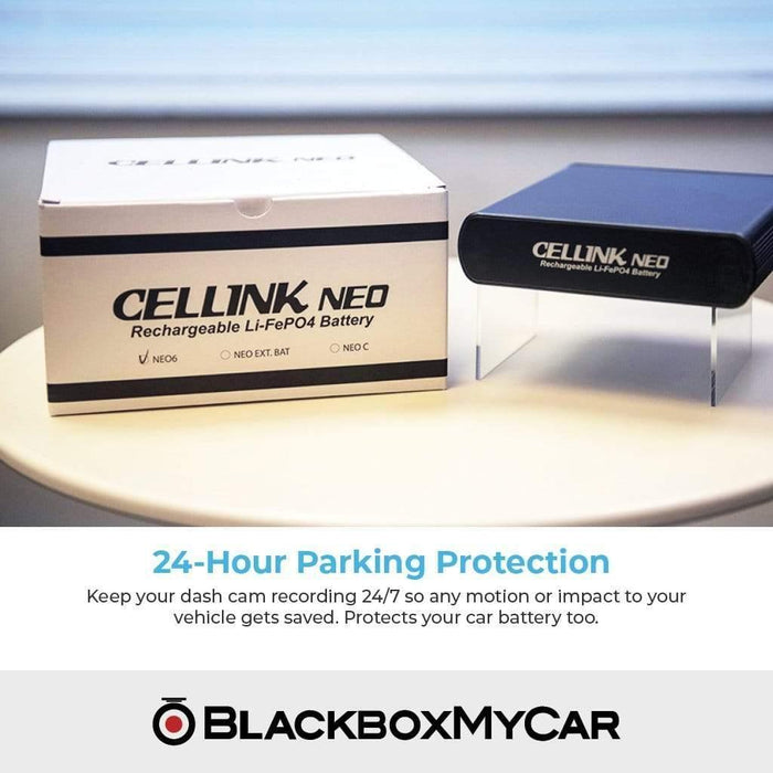Cellink NEO Extended Battery Pack - Dash Cam Accessories - {{ collection.title }} - 12V Plug-and-Play, App Compatible, Battery, Bluetooth, custom:Limited Quantities Left, Dash Cam Accessories, Hardwire Install, LiFePO4, South Korea - BlackboxMyCar