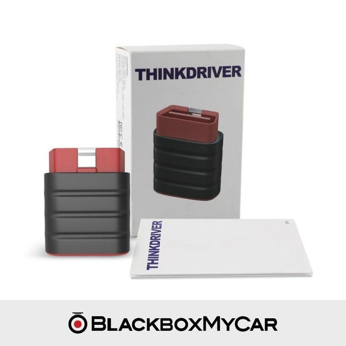 [CLEARANCE] ThinkCar ThinkDriver OBD-II Bluetooth Vehicle Diagnostic Scanner - OBD Scanner - {{ collection.title }} - Actuation Tests, App Compatible, Auto-Update, Automatic VIN Reading, Bluetooth, Clear Fault Memory, Data Stream, Full System Diagnostics, Mobile App, OBD Plug-and-Play, OBD Scanner, OBD-II Diagnostics, Online Diagnostic Report, Read Fault Code, Reset, sale, Special Functions - BlackboxMyCar