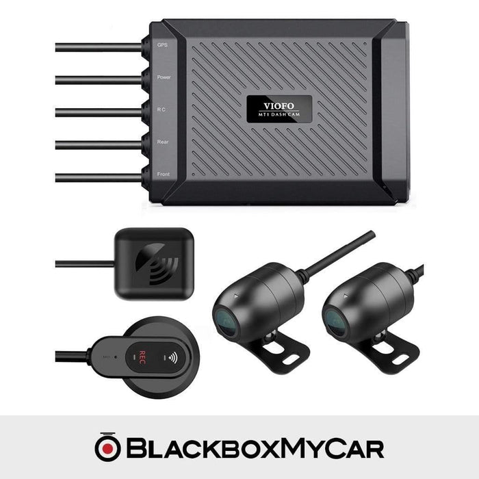 [CLEARANCE] VIOFO MT1 Dual-Channel Motorcycle Dash Cam - Dash Cams - [CLEARANCE] VIOFO MT1 Dual-Channel Motorcycle Dash Cam - 1080p Full HD @ 30 FPS, 2-Channel, Adhesive Mount, China, Exterior Mount, G-Sensor, GPS, Hardwire Install, Loop Recording, Mobile App, Mobile App Viewer, Night Vision, Rear Camera, sale, Super Capacitor, Wi-Fi - BlackboxMyCar