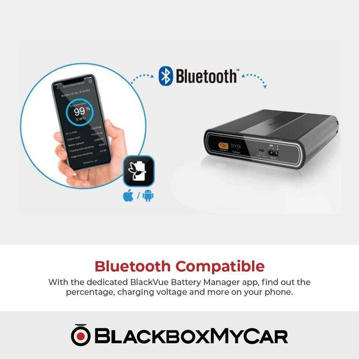 [REFURBISHED] BlackVue Power Magic Ultra Battery Pack (B-124X) - Dash Cam Accessories - [REFURBISHED] BlackVue Power Magic Ultra Battery Pack (B-124X) - 12V Plug-and-Play, App Compatible, Battery, Bluetooth, Hardwire Install, South Korea - BlackboxMyCar